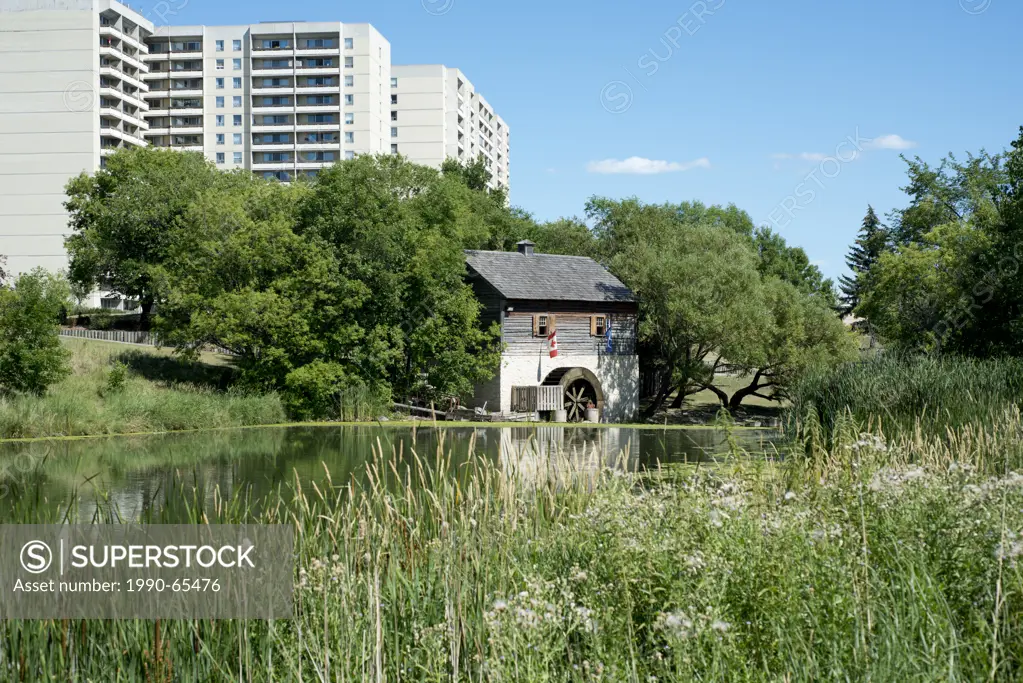 Cuthbert Grant´s Old Mill along Sturgeon Creek in Winnipeg, Manitoba, Canada.
