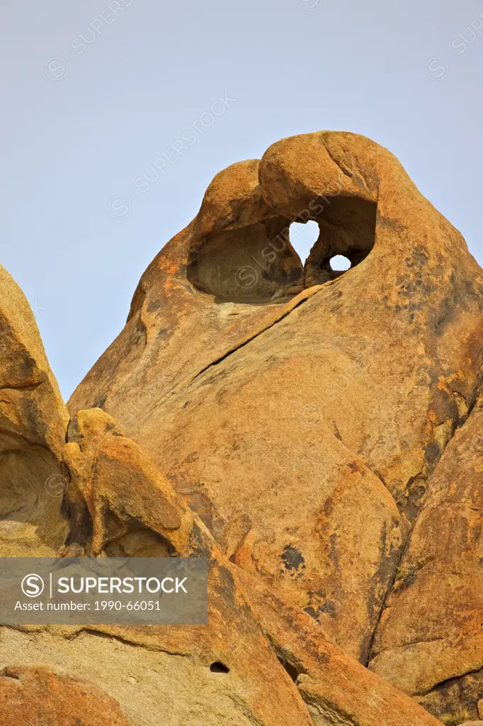 Rock formations, Alabama Hills near Lone Pine, California, USA