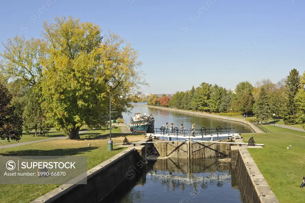 Hartwells Locks, Rideau Canal, Ottawa, Ontario, Canada