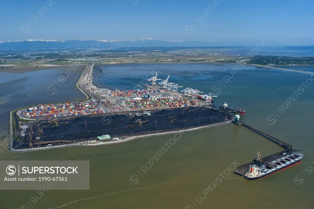 Delta Port from the air.