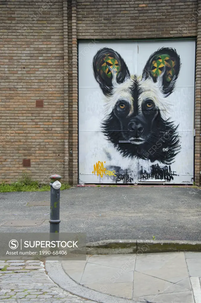 Street Art, near Brick Lane, Shoreditch, East London, England