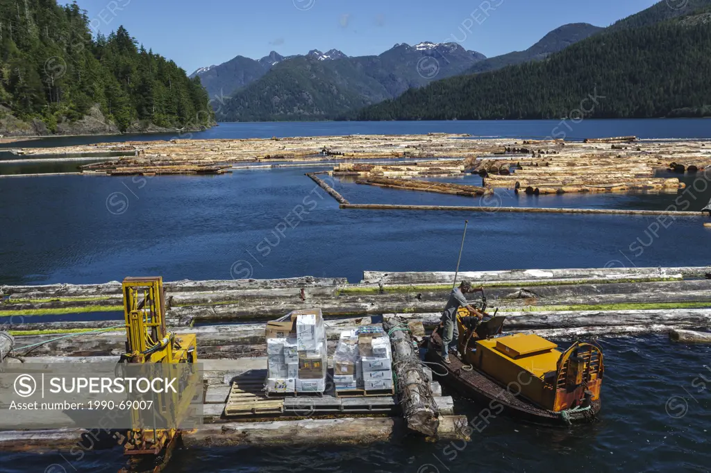 The Uchuck 111 delivers supplies to the Frank Bebin logging camp off the British Columbia coast.No Release