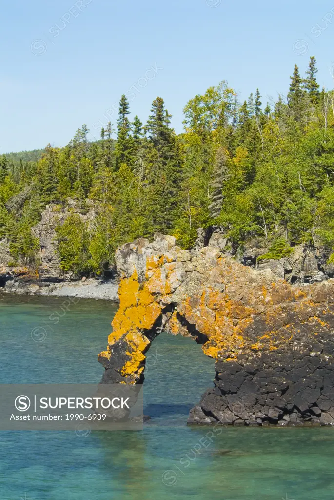 Sea Lion on Lake Superior´s rugged North shore in Sleeping Giant Provincial Park, Pass Lake, Ontario, Canada