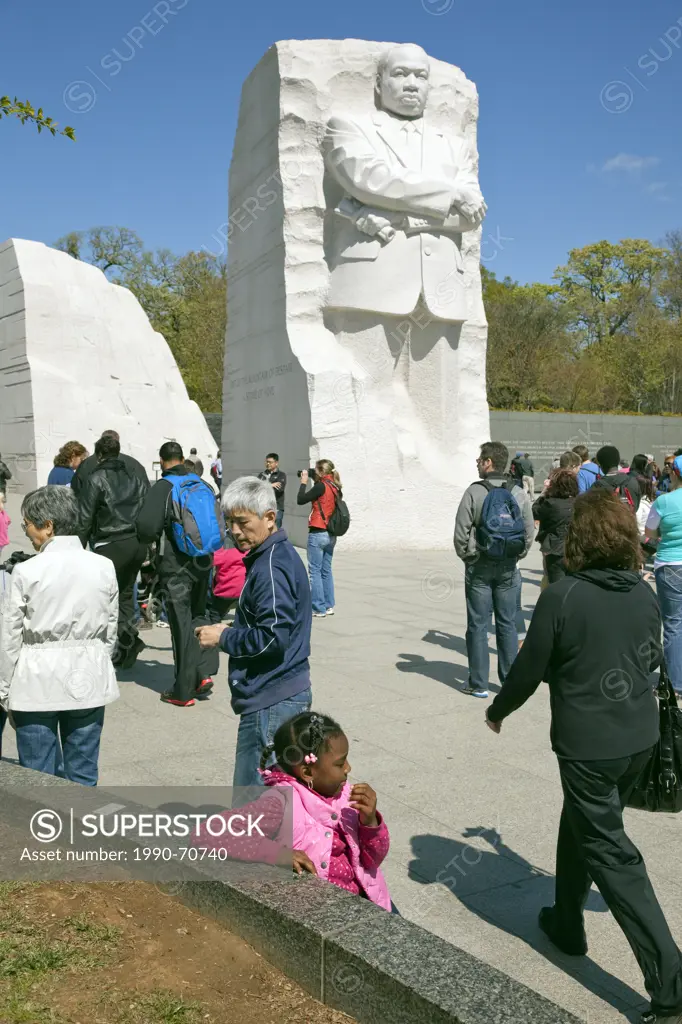 Martin Luther King Jr. Memorial in WashingtonD.C. on the the Nationalo Mall by Sculptor Lei Yixin