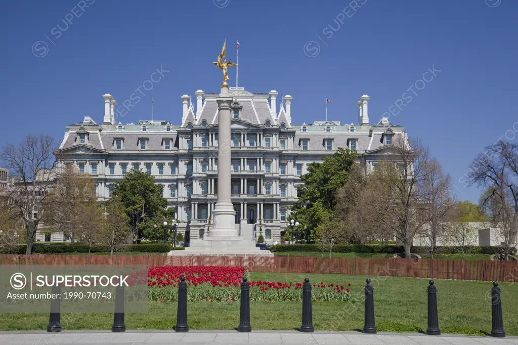 Washington, D.C. Capital of the U.S.A. Exsecutive Mansion or Eisenhower Exsectutive Mansion