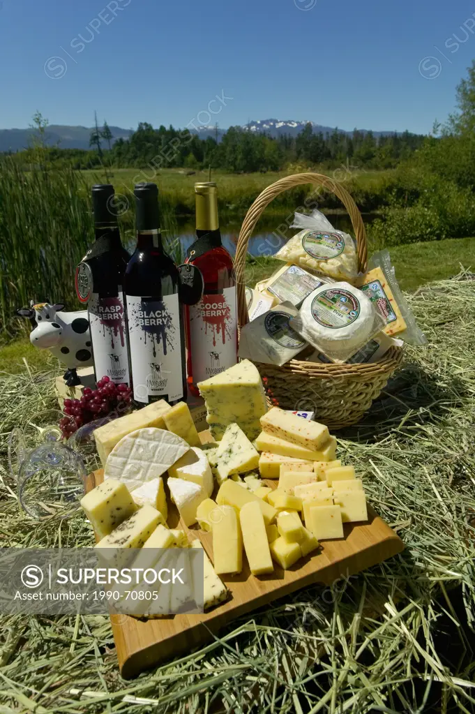 Morningstar Farms is known for its cheeses and Mooberry Winery. Qualicum Beach, Vancouver Island, British Columbia, Canada