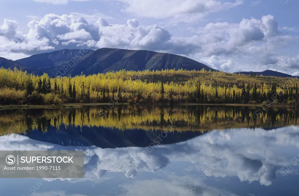 Pelly Mountains along Robert Campbell Highway, Yukon Territory, Canada