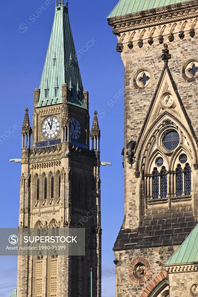 Peace Tower, Canadian Parliament Buildings, Ottawa, Ontario, Canada