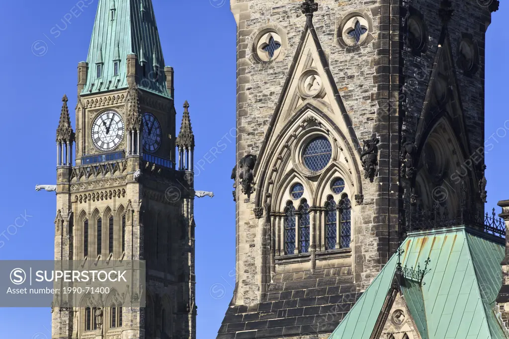 Peace Tower, Canadian Parliament Buildings, Ottawa, Ontario, Canada
