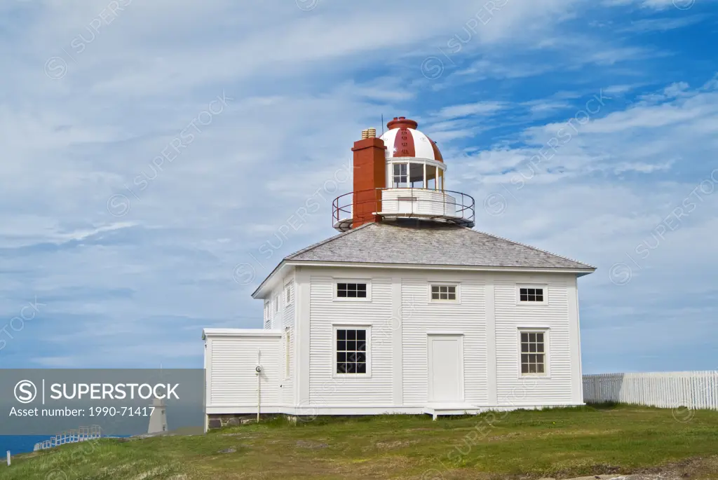 Lighthouse at Cape Spear, Newfoundland, Canada, most easterly point in North America