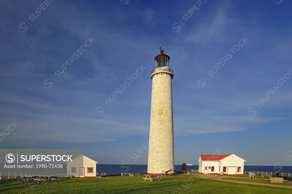 Cap des Rosiers lighthouse, Quebec, Canada