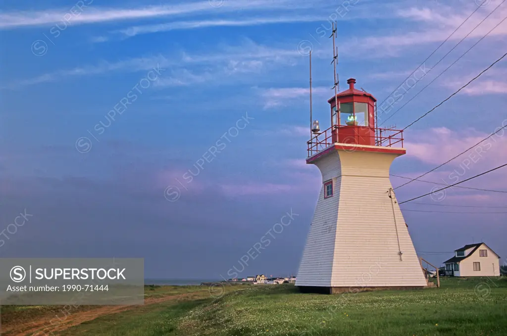 lighthouse, Cap Lumiere, New Brunswick, Canada
