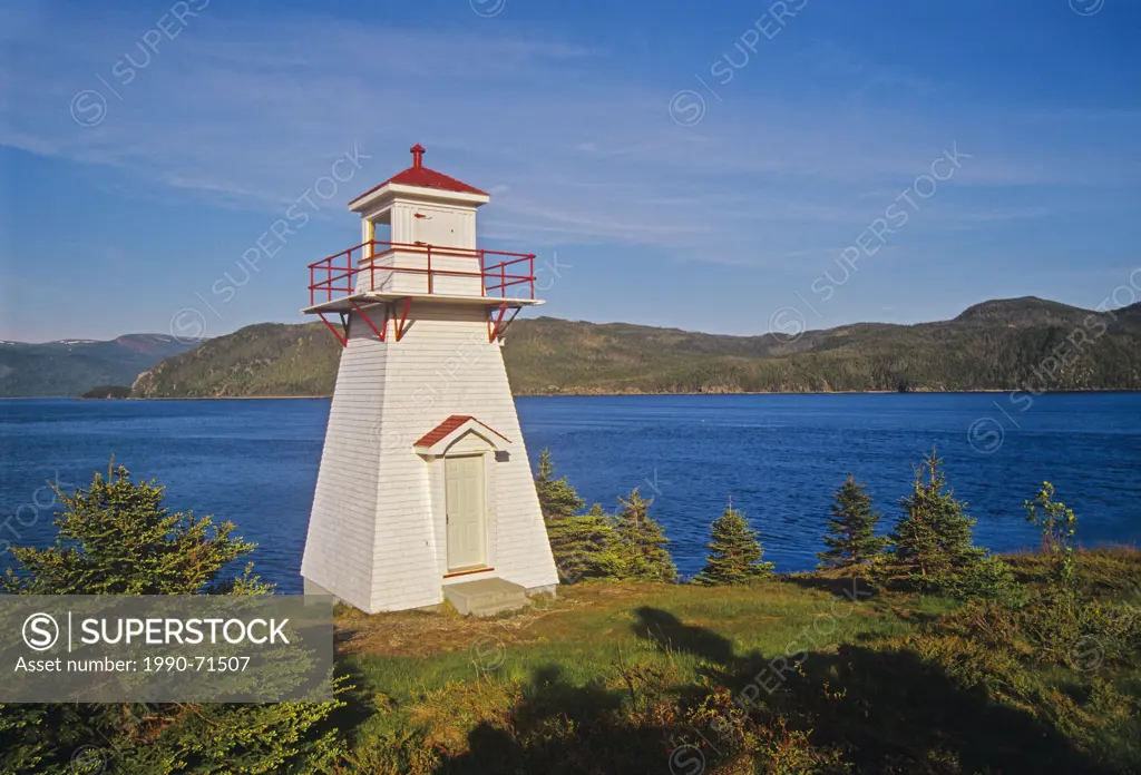 Woody Point Lighthouse, Gros Morne National Park, Newfoundland, Canada