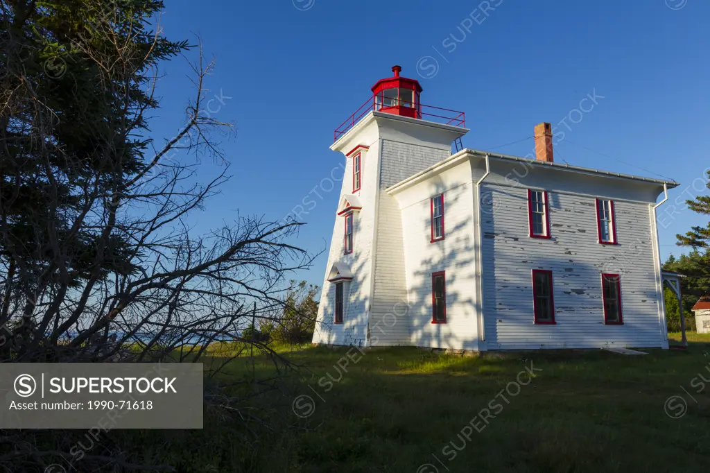 Blockhouse Point Lighthouse, Rocky Point, Prince Edward Island, Canada