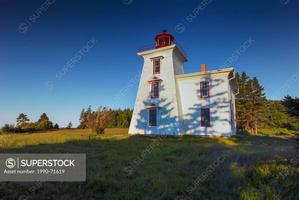 Blockhouse Point Lighthouse, Rocky Point, Prince Edward Island, Canada