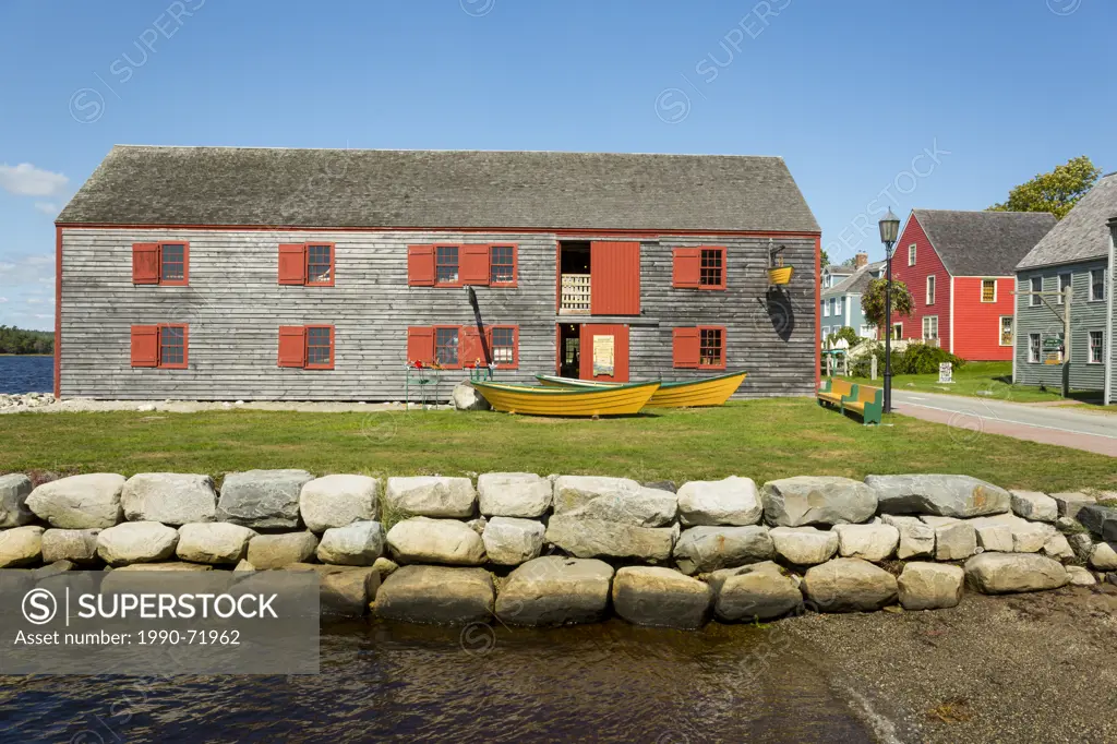 The Dory Shop Museum, Shelburne Historic Waterfront District, Shelburne, Nova Scotia, Canada