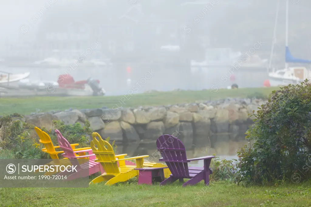 Adirondack chairs, Chester, Nova Scotia, Canada