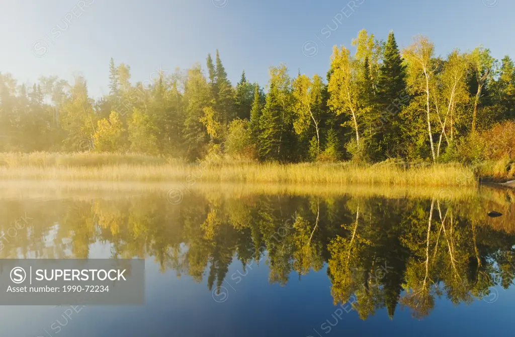 Autumn along the Whiteshell River, Whiteshell Provincial Park, Manitoba, Canada
