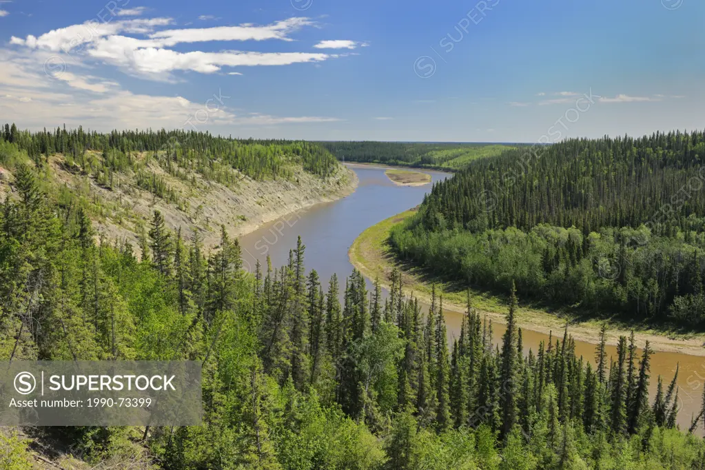 The Hay River, Entreprise, Northwest Territories, Canada