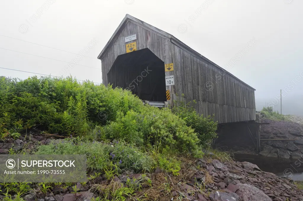 Tynemouth Creek Covered bridge, Saint Martins, New Brunswick, Canada