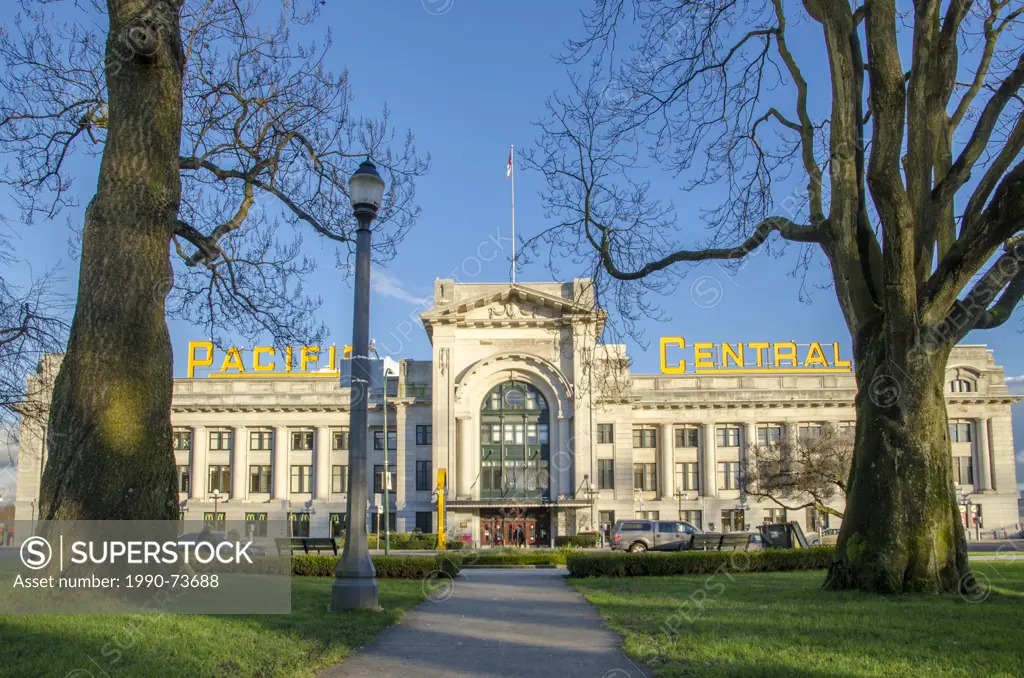 Pacific Central, train and bus terminal, Vancouver, British Columbia, Canada