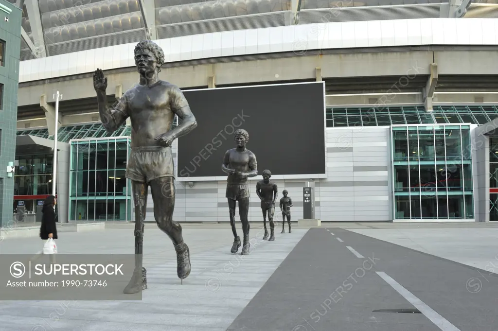 Terry Fox monument at BC Place, Vancouver, British Columbia, Canada