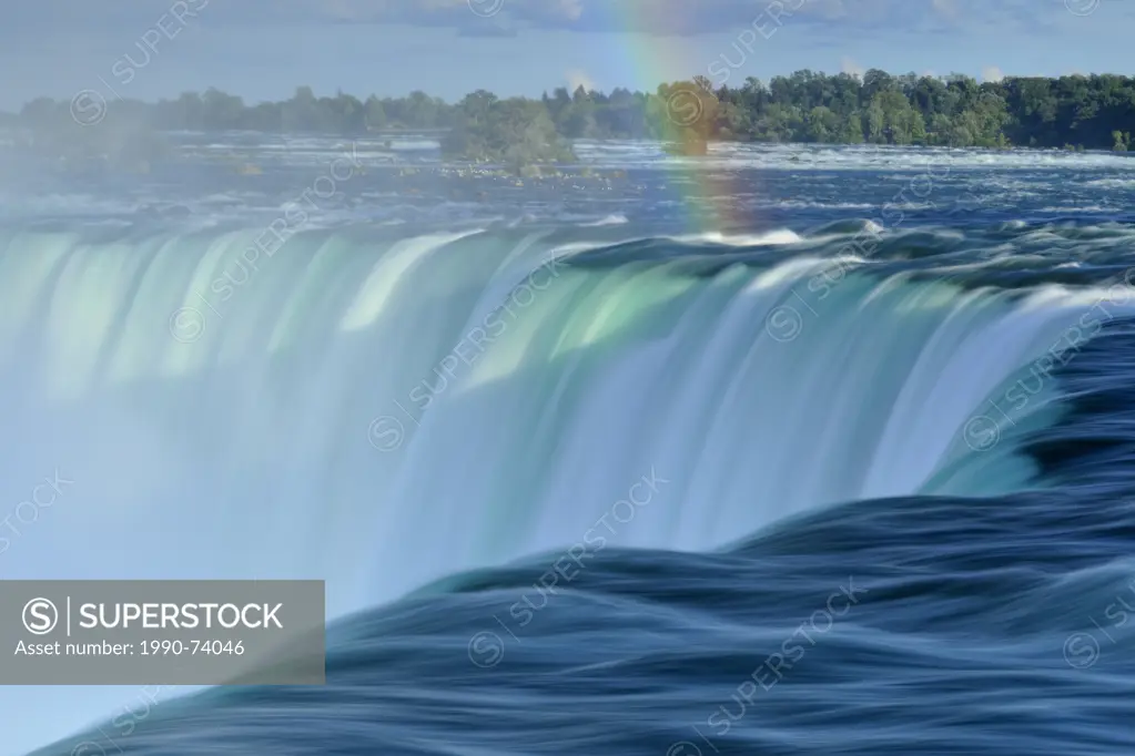 Niagara Falls and afternoon rainbow