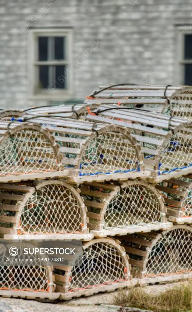 Lobster cages, Peggy's Cove, Nova Scotia.