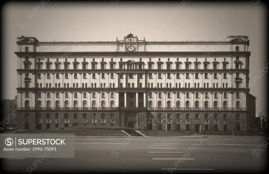 FSB (former KGB) headquarters building in Moscow, Russia