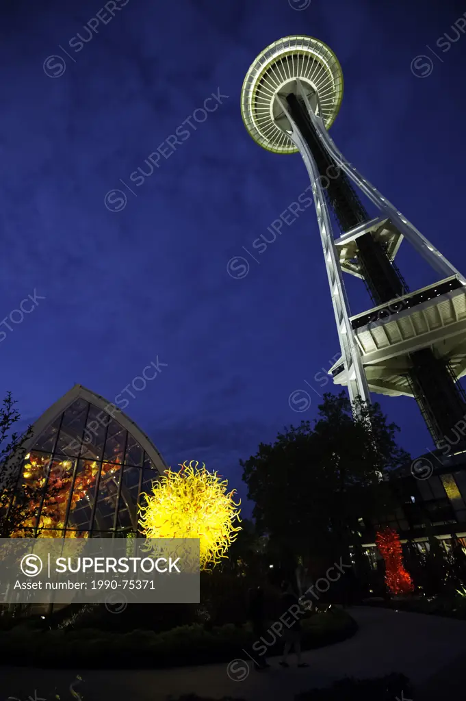 Garden and Space Needle, Seattle, United States of America
