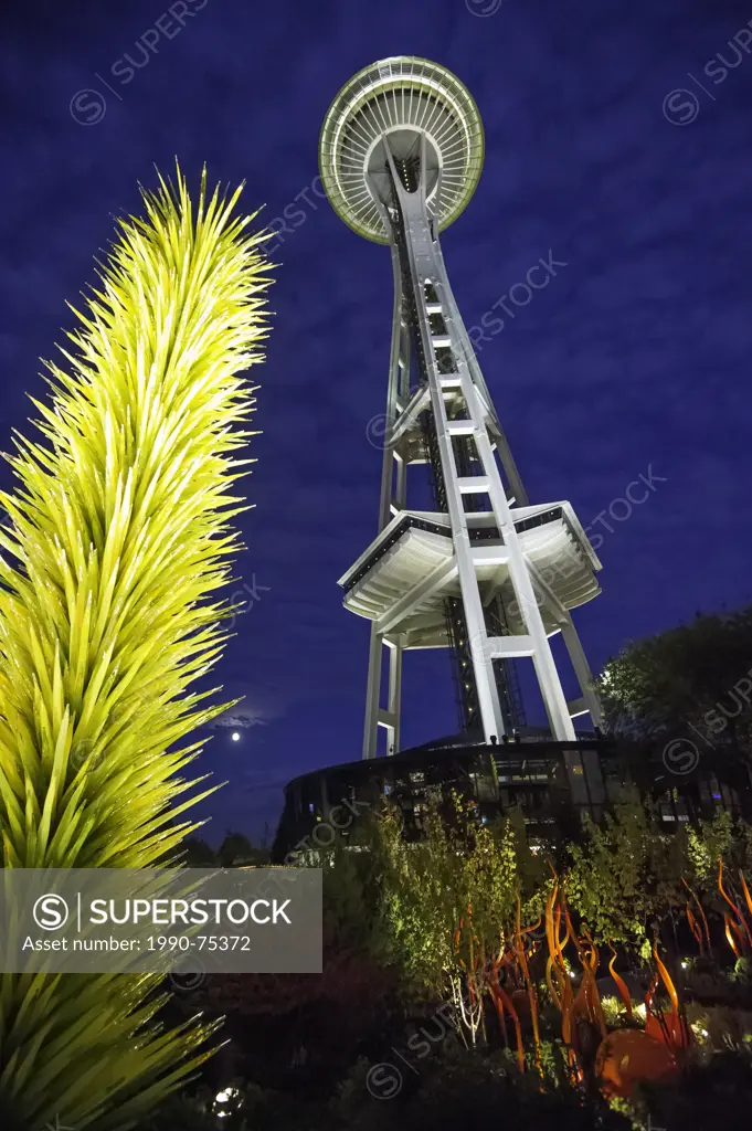 Garden and Space Needle, Seattle, United States of America