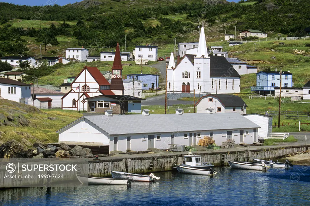 Fishing Village of Winterton, Newfoundland, Canada