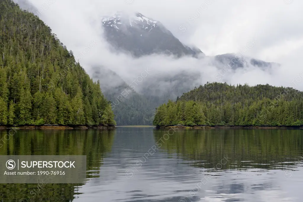 Anna Inlet , Haida Gwaii (Queen Charlotte Islands), British Columbia, Canada