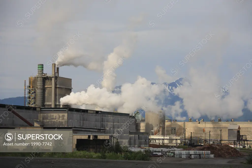 Eurocan Pulp and Paper mill, Kitimat, British Columbia, Canada