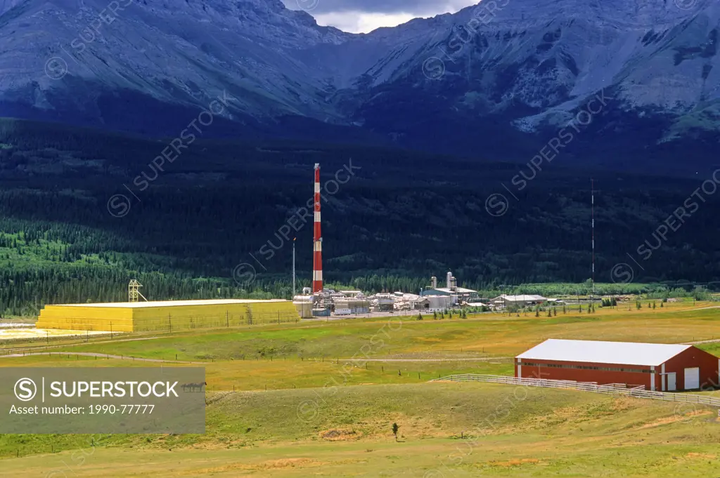 Natural Gas Plant, Crownest Pass, Alberta, Canada