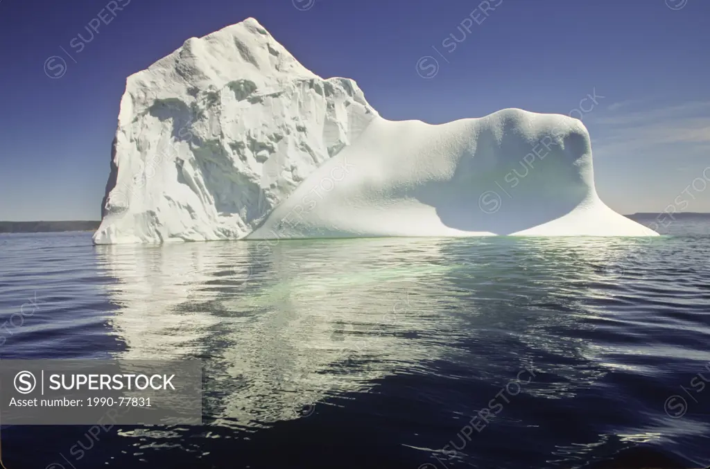 Iceberg off the Grey Islands, Newfoundland, Canada