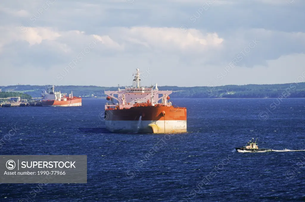 Oil Tanker, Port Hawksberry, Cape Breton, Nova Scotia, Canada