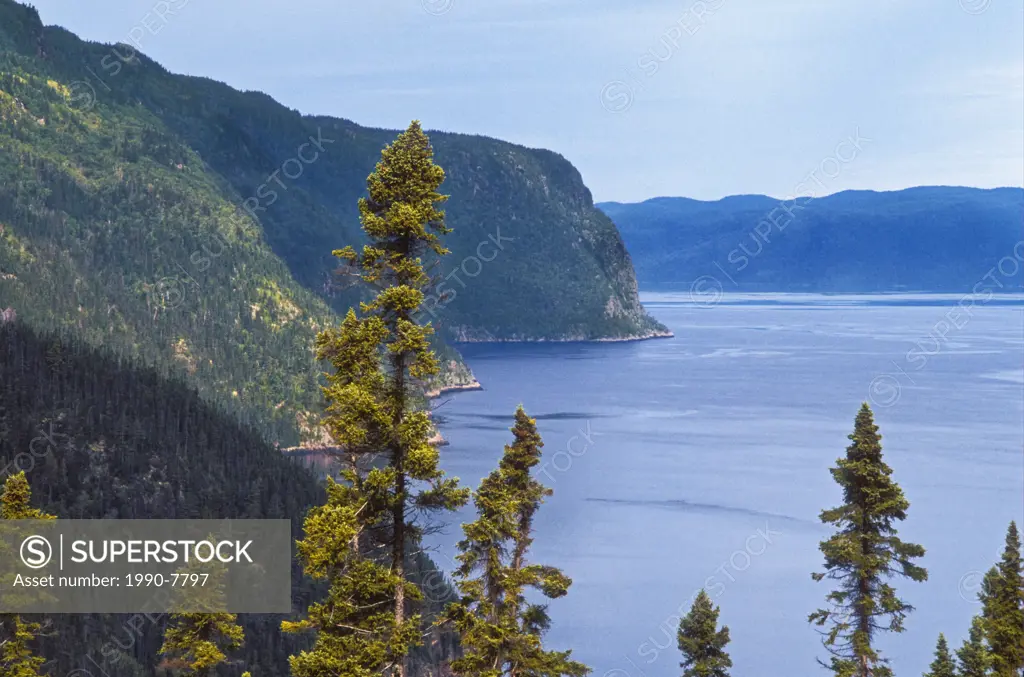 The Saguenay Fjord forms part of Saguenay-St  Lawrence Marine Park in Quebec, Canada
