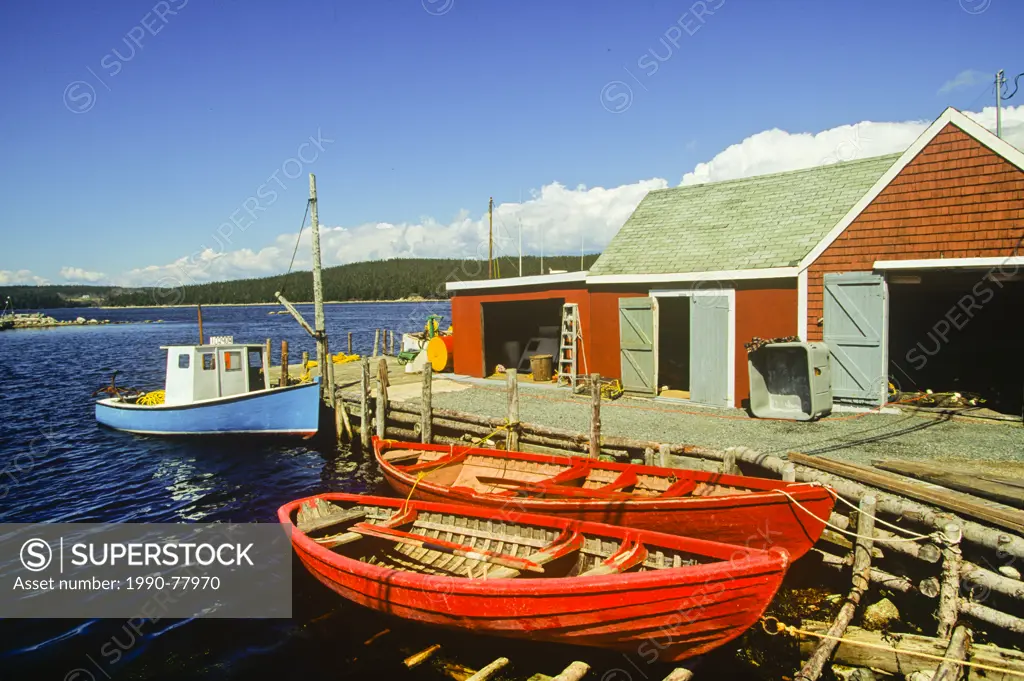 Wooden boats, Shad Bay, Nova Scotia, Canada