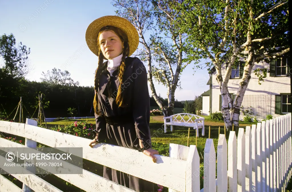 Jenna MacMillan as 'Anne of Green Gables, Prince Edward Island National Park, Canada, model released