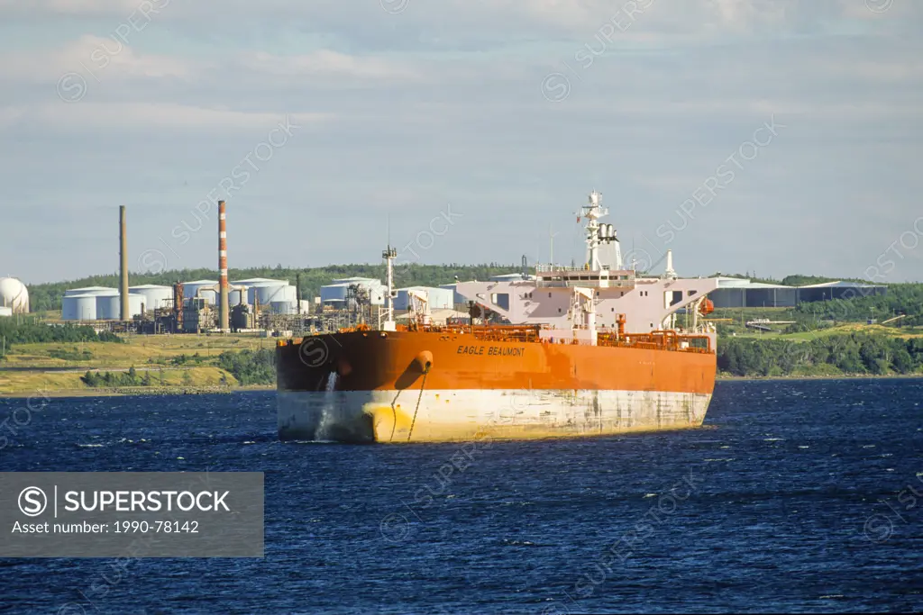 Oil tanker, Port Hawkesbury, Cape Breton, Nova Scotia, Canada