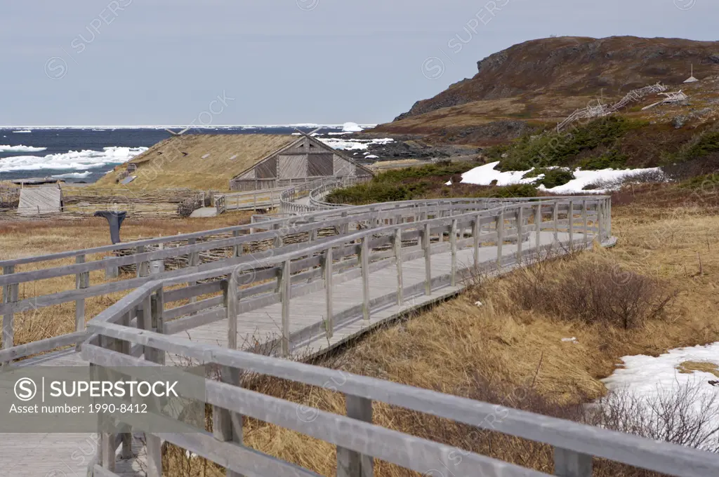 Norstead Viking Site, A Viking Port of Trade, Viking Trail, Great Northern Peninsula, Newfoundland & Labrador, Canada