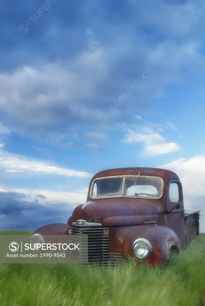 Abandoned truck, southern Saskatchewan, Canada