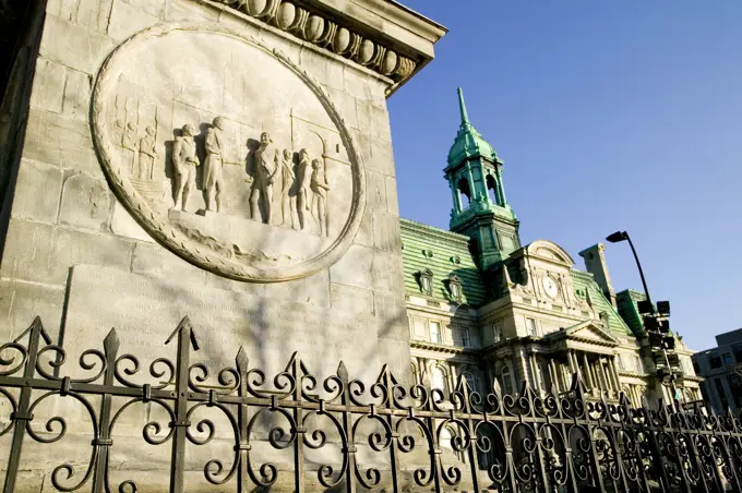 Historic Old Montreal City Hall, Montreal, Quebec, Canada