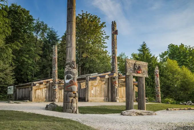 Haida Longhouse, Museum of Anthropology, Vancouver, British Columbia, Canada