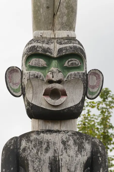 Dzunukwa by Steven Bruce and Shane Salmon, Alert Bay, Cormorant Island, Vancouver Island, British Columbia, Canada