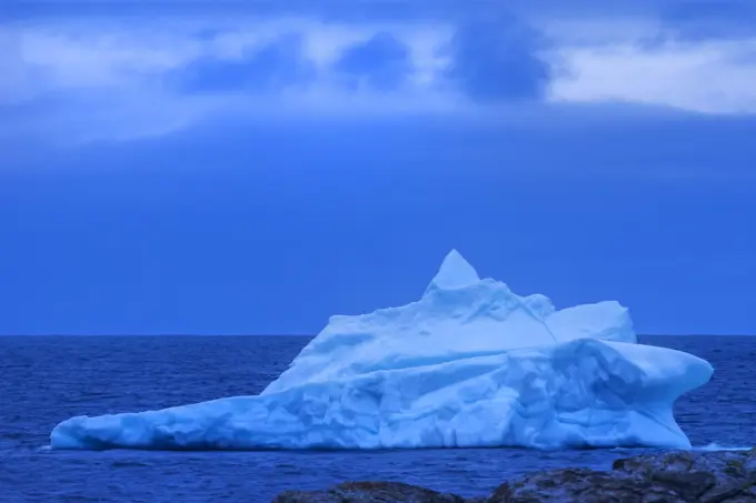 Icebergs in the Atlantic Ocean, Bonavista, Newfoundland & Labrador, Canada