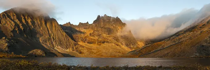 Sunrise at Grizzly Lake, Tombstone Territorial Park, British Columbia, Canada