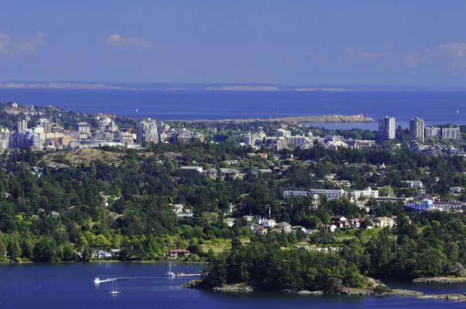 City of Victoria as seen from Langford.