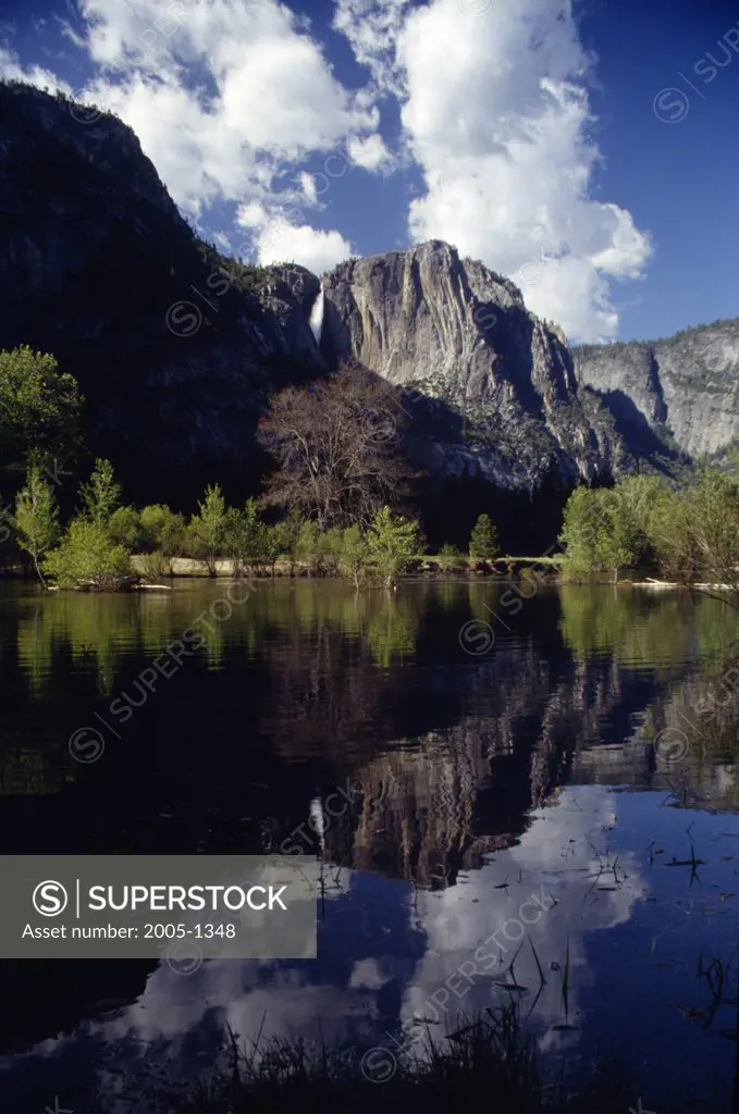 Upper Yosemite Fall Merced River Yosemite National Park California, USA